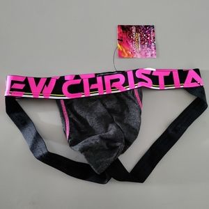 Andrew Christian XS Almost Naked jock neon pink gray gay sexy erotic NWT